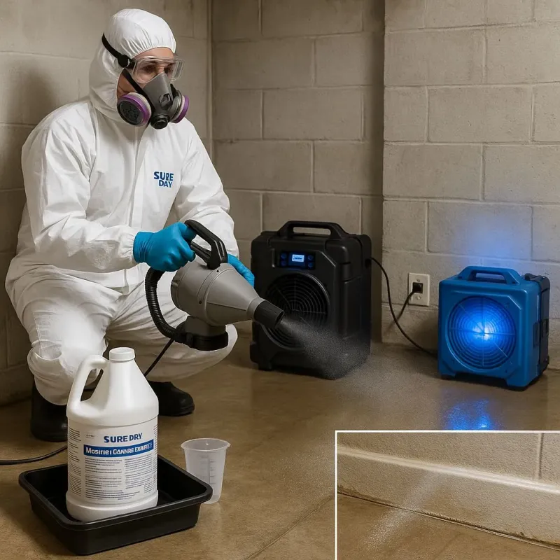 Sanitization and Odor Removal process in Deville, LA