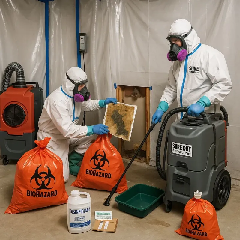 Contaminated Water Handling Protocols process in Deville, LA