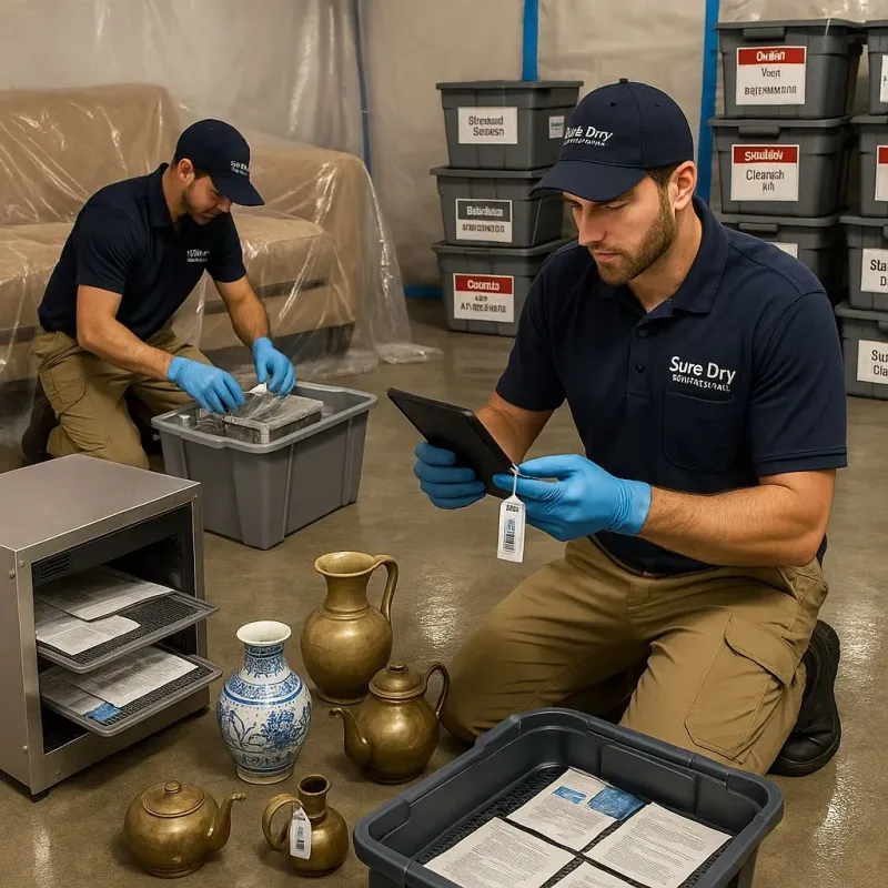 Content Protection and Restoration process in Deville, LA